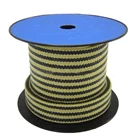 Graphite PTFE with Aramid Fiber in Corners Reinforced Braided Packing HL-8826  1